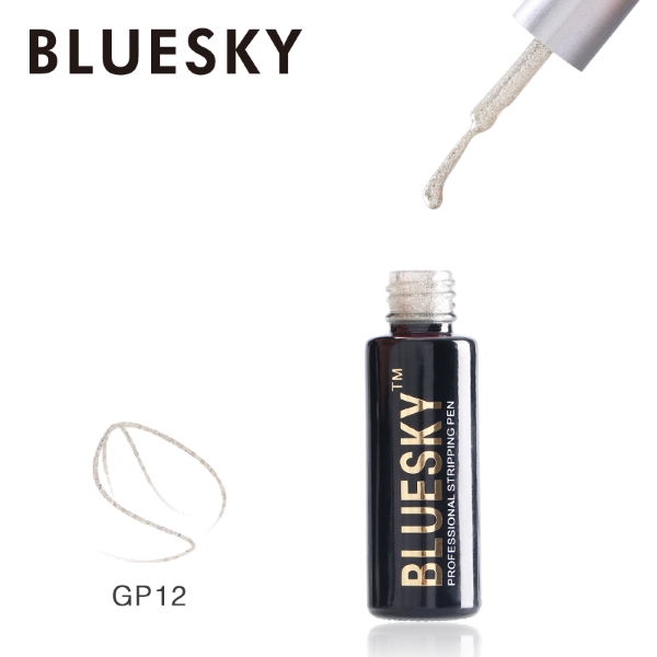 Гель краска BLUESKY (серебряная), № GP12