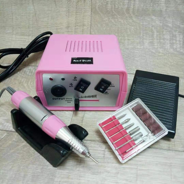 Аппарат для маникюра и педикюра DM-203 (розовый), 35000 об/мин