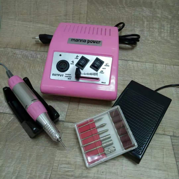 Аппарат для маникюра и педикюра DM-868 (розовый), 35000 об/мин