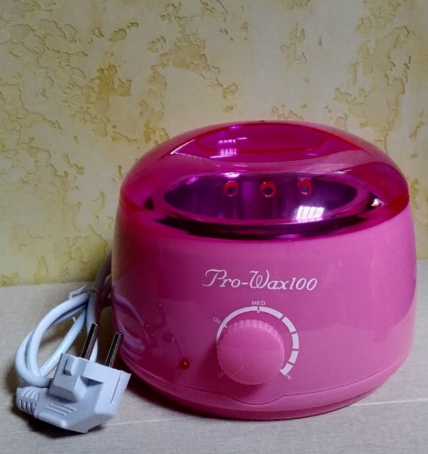Воскоплав "Pro-Wax100" розовый / с регулятором температуры