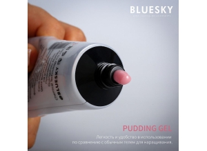 PUDDING GEL - Полигель "Bluesky" (розовый), 60 гр.