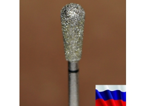 Алмазная фреза "ГРУША" (черная), d=5,0 мм