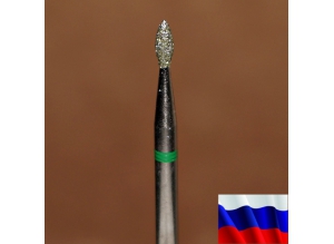 Алмазная фреза "ПОЧКА" (зеленая), d=1,8 мм