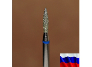 Алмазная фреза "ПЛАМЯ" (синяя), d=1,8 мм