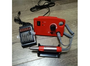 Аппарат для маникюра и педикюра DM-997 (красный), 35 тыс. об/мин